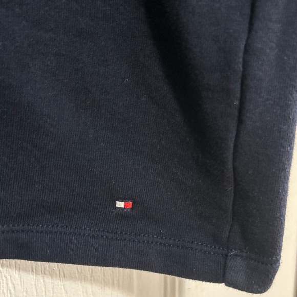 Tommy Hilfiger Women Navy Blue Ruffle Sleeve Hoodie Dress Casual Size XL - Picture 6 of 9